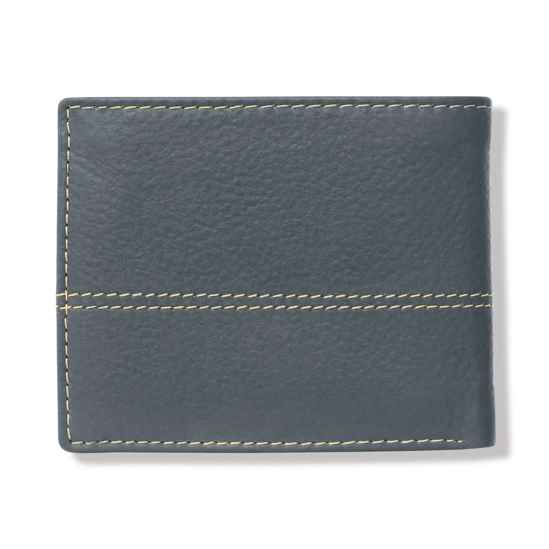 10085 Maroon Contrast Stitched Wallet