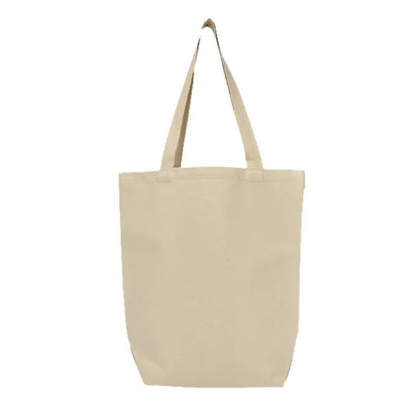 12 Oz. Canvas Tall Grocery Tote Bag E2E (Q701211)