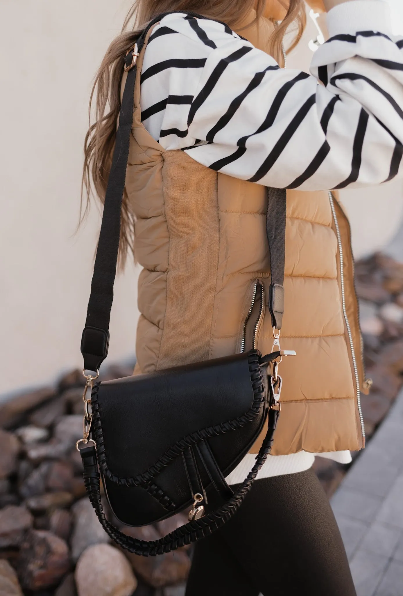 Adeline Saddle Crossbody Hand Bag