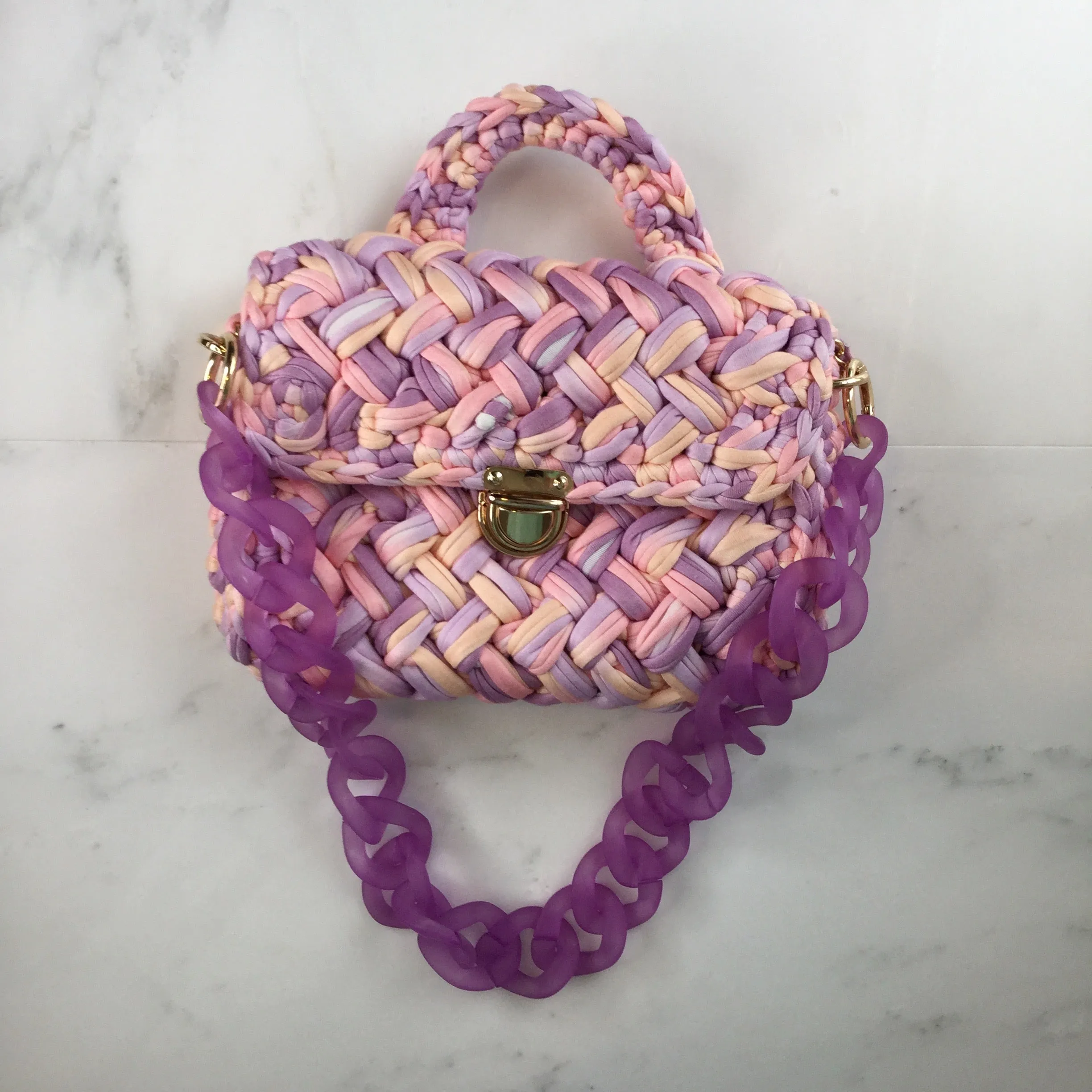 Aiden Convertible Acrylic Purple Strap