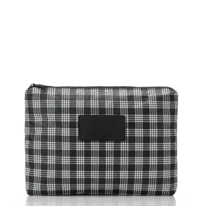 Aloha Collection Mid Pouch - Palaka Black on White