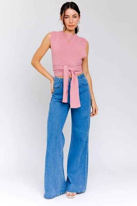 Anyway You Want It Convertible Tank - Pink
