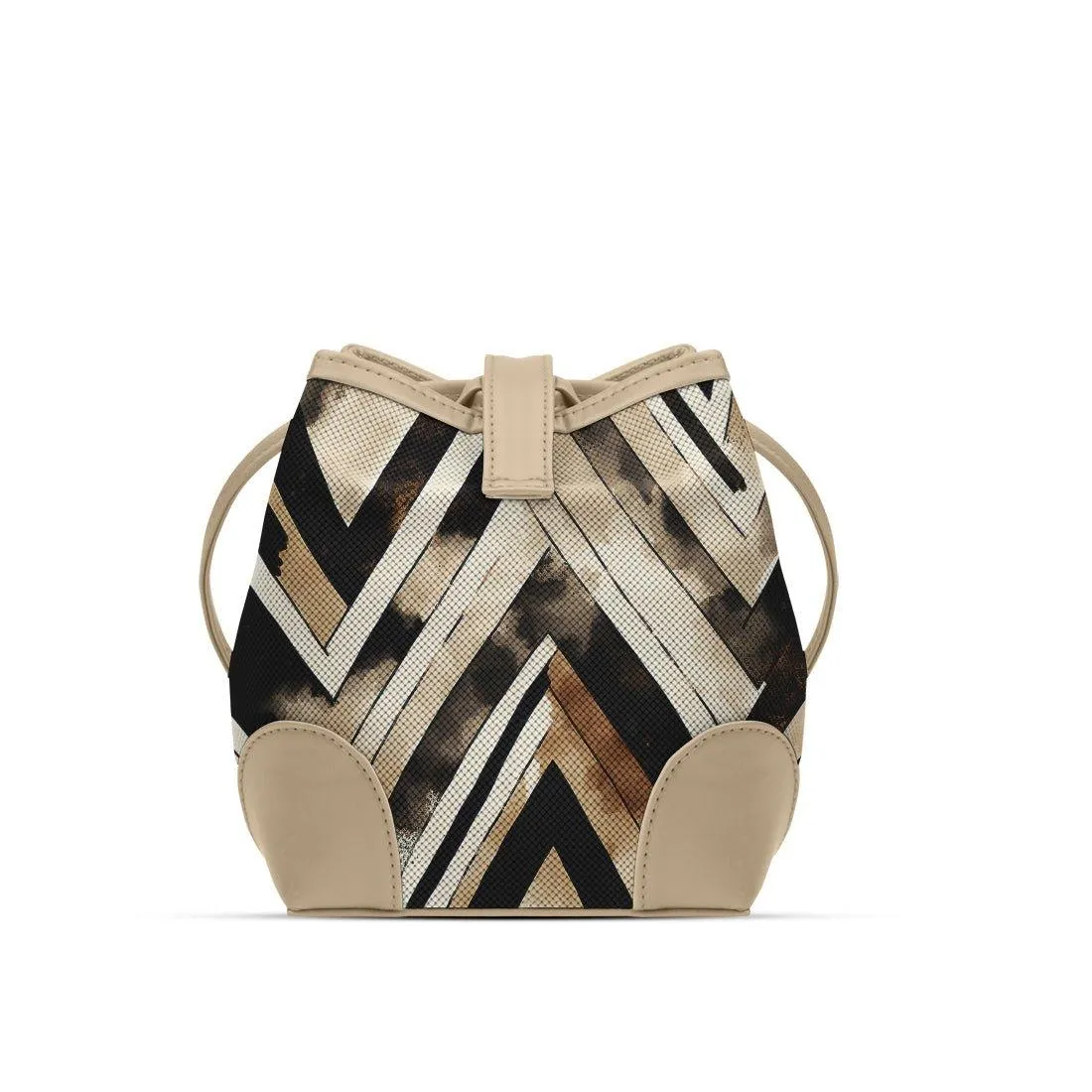 Beige Bucket Bags ZigZag