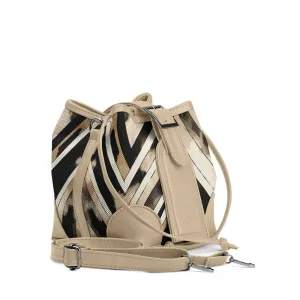Beige Bucket Bags ZigZag