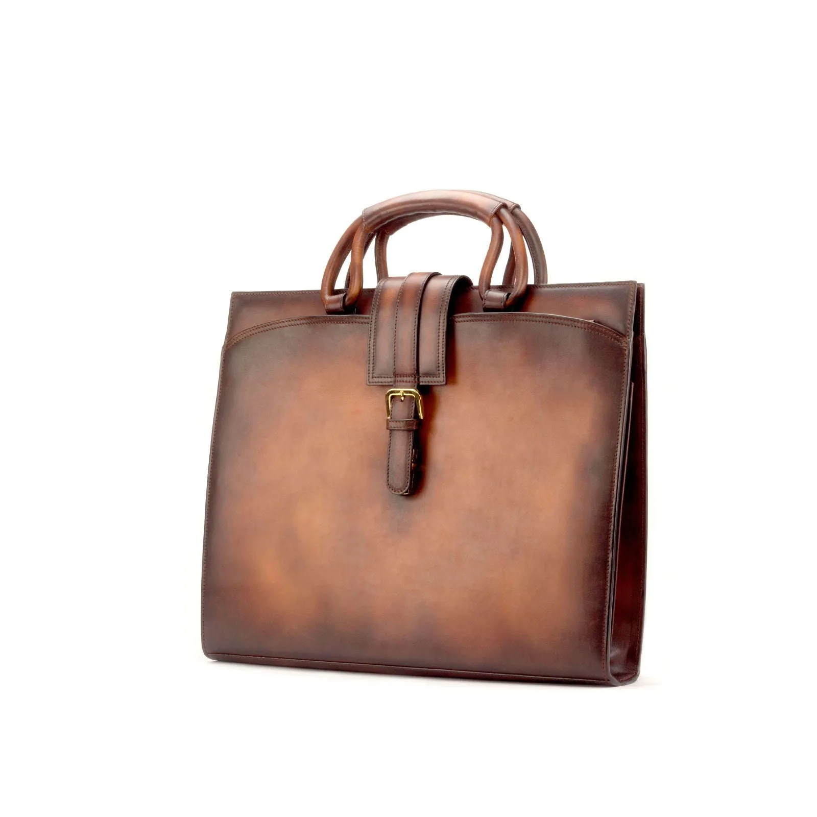 Briefcase Leather Brown 2923