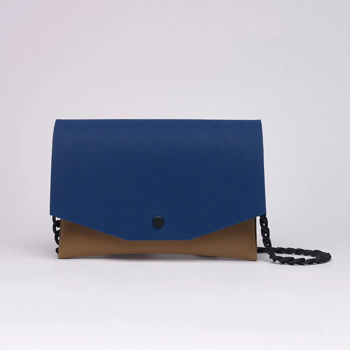 Clutch | Blue/Tan