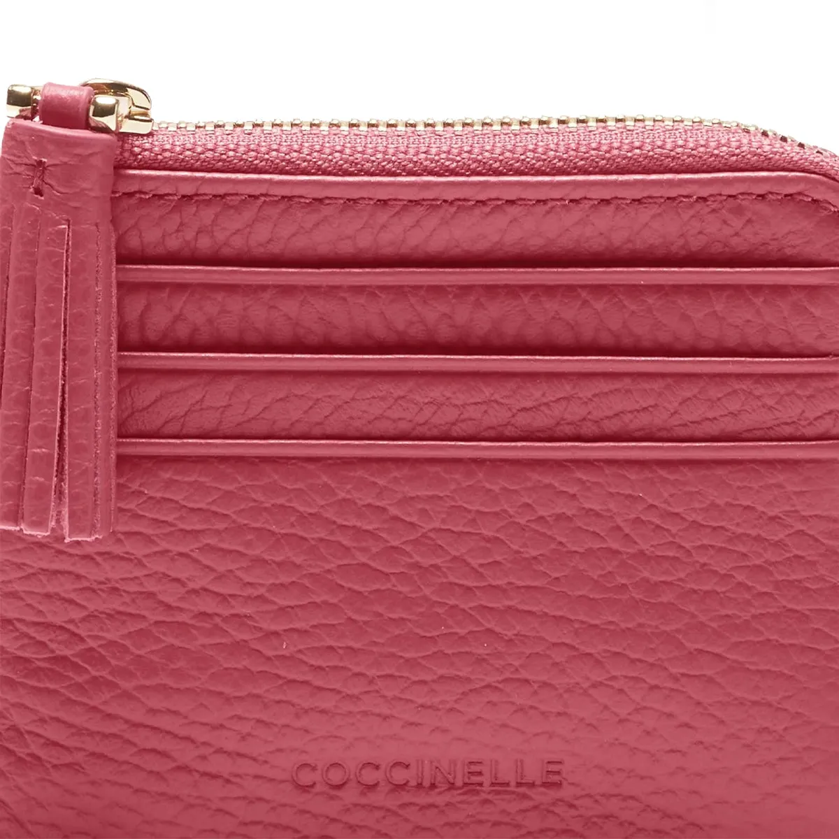 Coccinelle - Card Holder with Tassel Rosewood - MU0128901 - ROSEWOOD