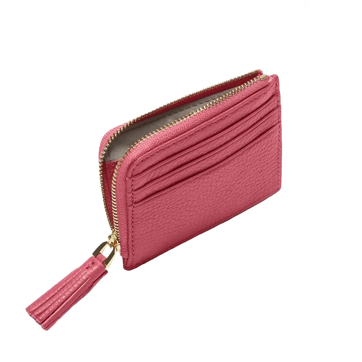 Coccinelle - Card Holder with Tassel Rosewood - MU0128901 - ROSEWOOD
