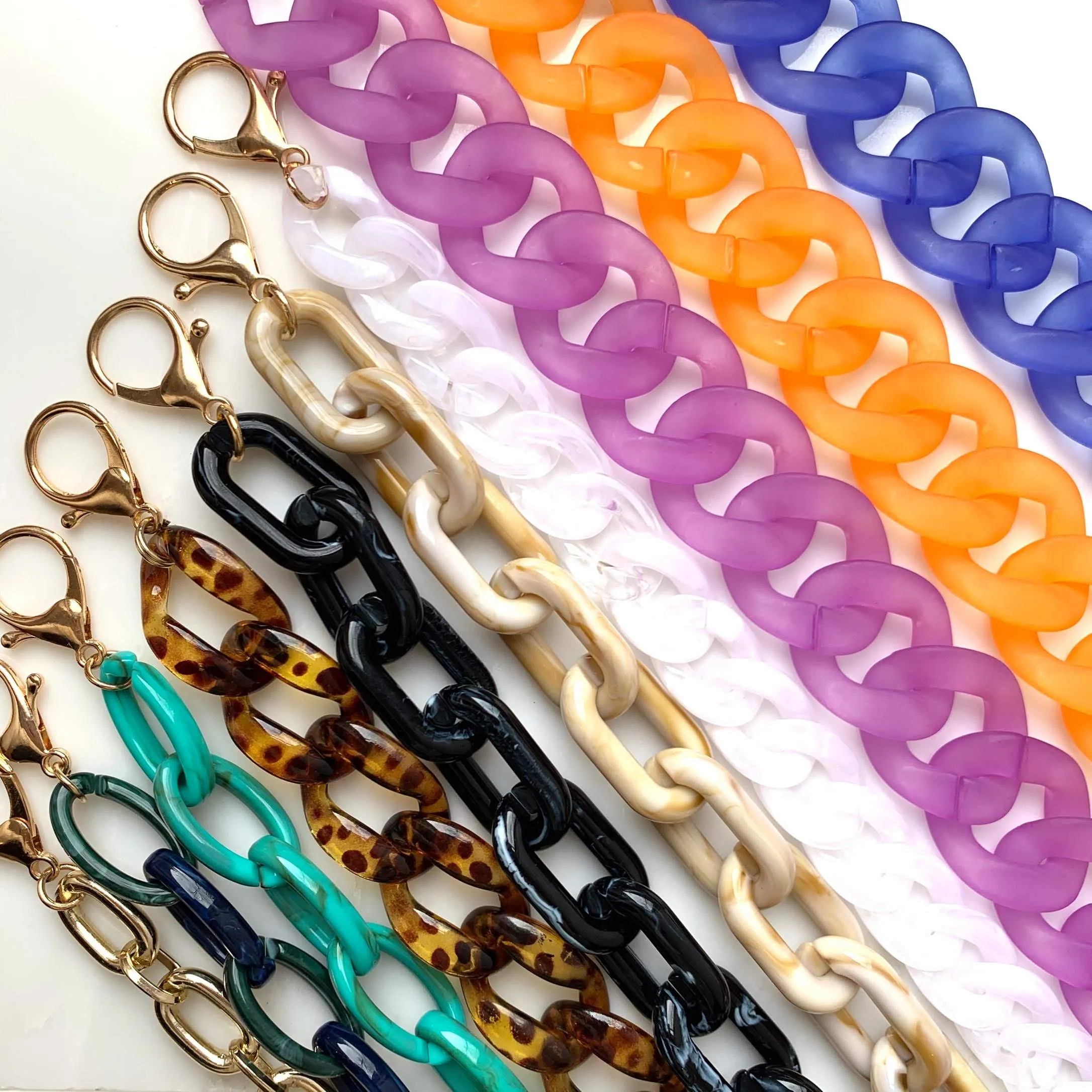 Convertible Ashley Acrylic Silver Strap