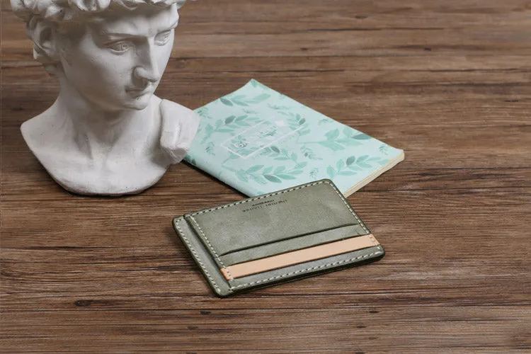 Cute Ladies Small Leather Card Holder Wallet Slim Wallets for Women
