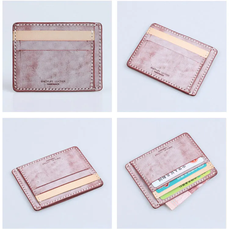 Cute Ladies Small Leather Card Holder Wallet Slim Wallets for Women