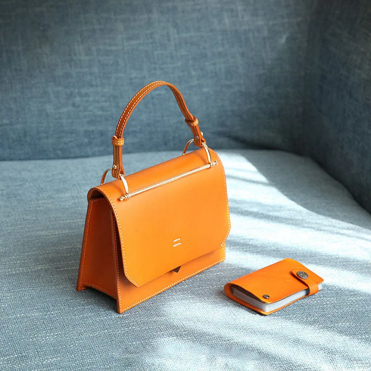 Cute Women's Genuine Leather Crossbody Satchel Bag Shoulder Handbags for Women