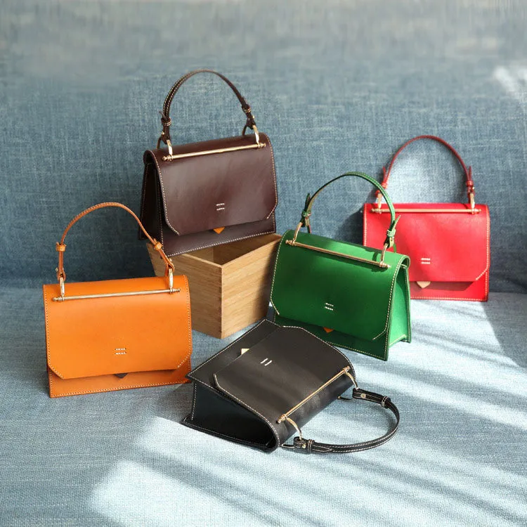 Cute Women's Genuine Leather Crossbody Satchel Bag Shoulder Handbags for Women