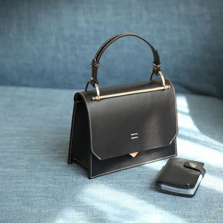 Cute Women's Genuine Leather Crossbody Satchel Bag Shoulder Handbags for Women