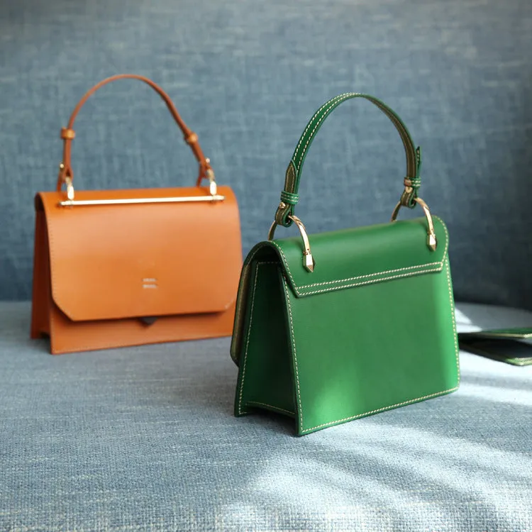 Cute Women's Genuine Leather Crossbody Satchel Bag Shoulder Handbags for Women