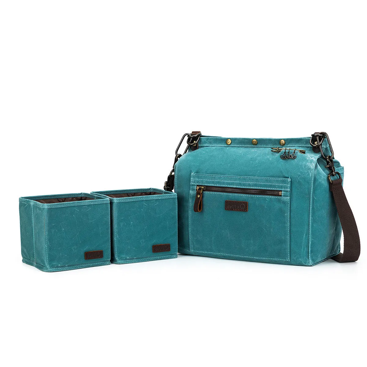 della Q Maker's Canvas Rucksack - Teal