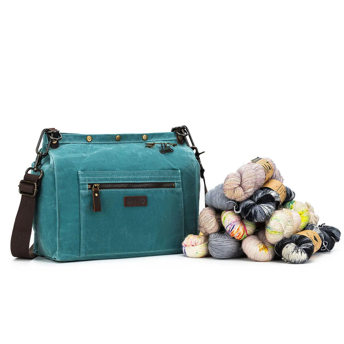 della Q Maker's Canvas Rucksack - Teal