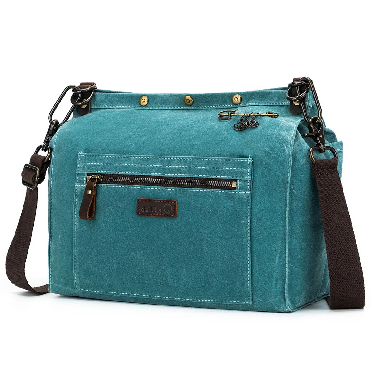della Q Maker's Canvas Rucksack - Teal
