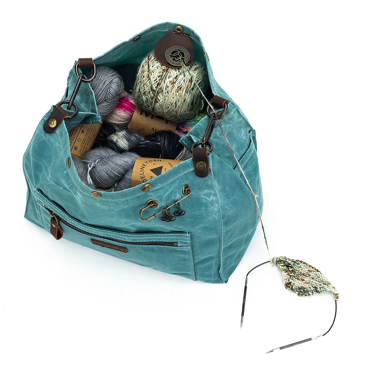 della Q Maker's Canvas Rucksack - Teal