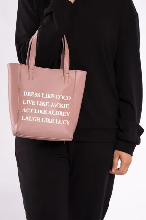 Dress Like Coco Rose Nude Bucket Tote