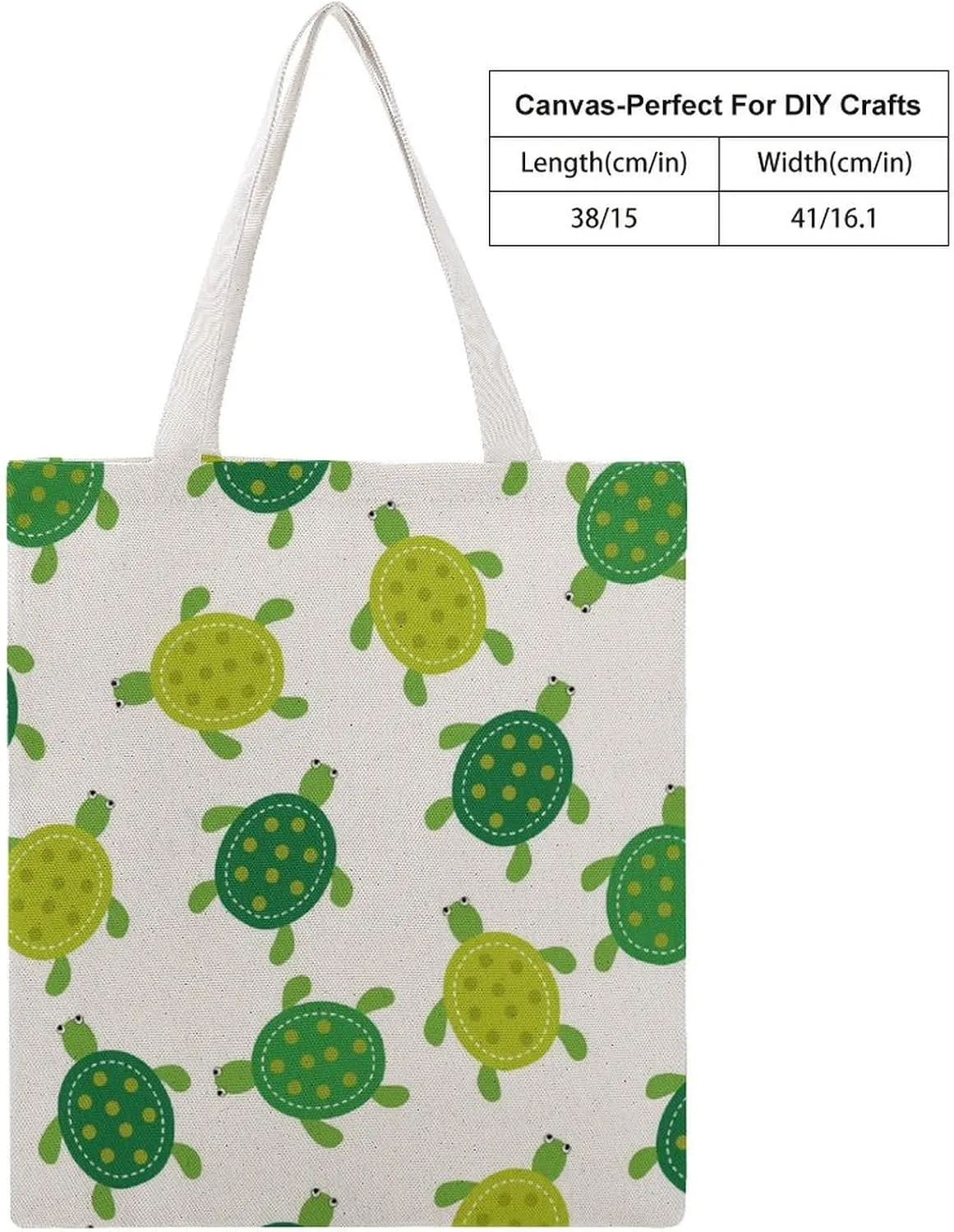 Green Boston Terrier Dogs Large Capacity Portable Casual Single Shoulder Canvas Tote Bag