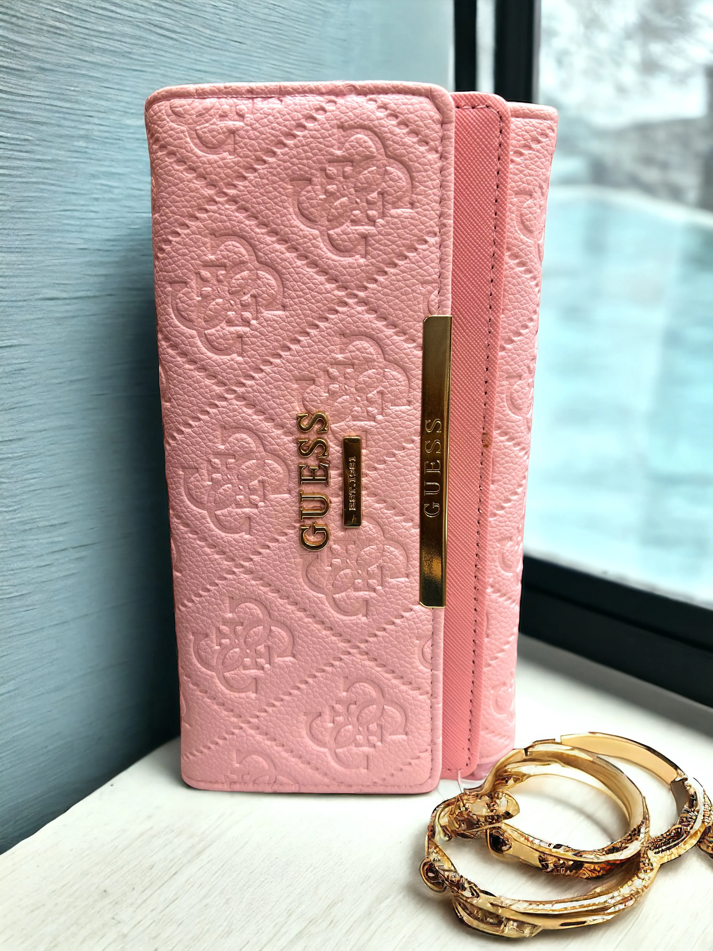 Guess Multi Compartments Designer Wallets