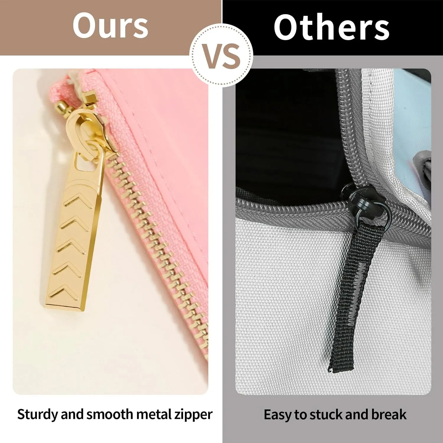 Keychain Wallet, Detachable Dual Pouch Wristlet Wallets for Women Men, Portable Mini Zip Around Small Wallet Coin Purse
