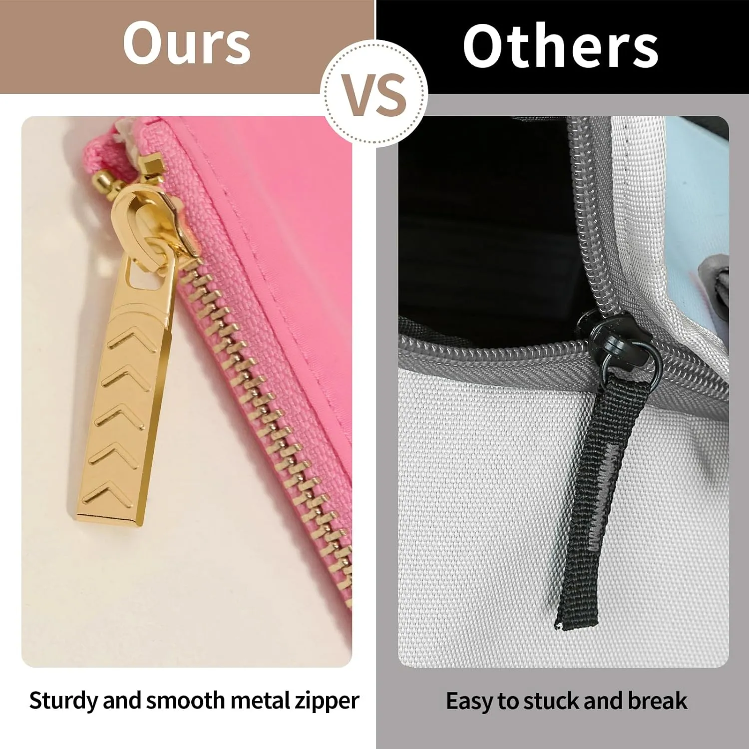 Keychain Wallet, Detachable Dual Pouch Wristlet Wallets for Women Men, Portable Mini Zip Around Small Wallet Coin Purse