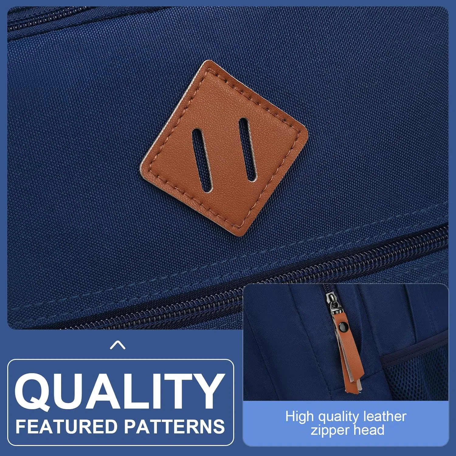 Laptop Backpack for Work, College, Travel, Daily Backpacks for Men Women, Computer Bag Fits 15.6 Inch Notebook, Blue