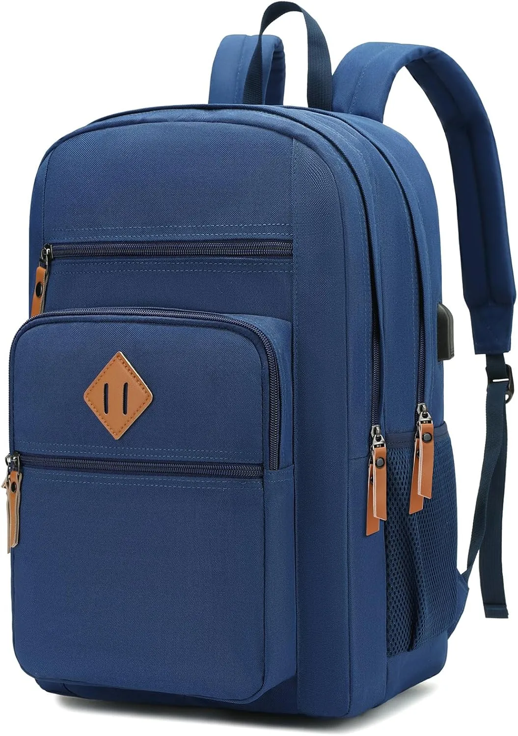 Laptop Backpack for Work, College, Travel, Daily Backpacks for Men Women, Computer Bag Fits 15.6 Inch Notebook, Blue