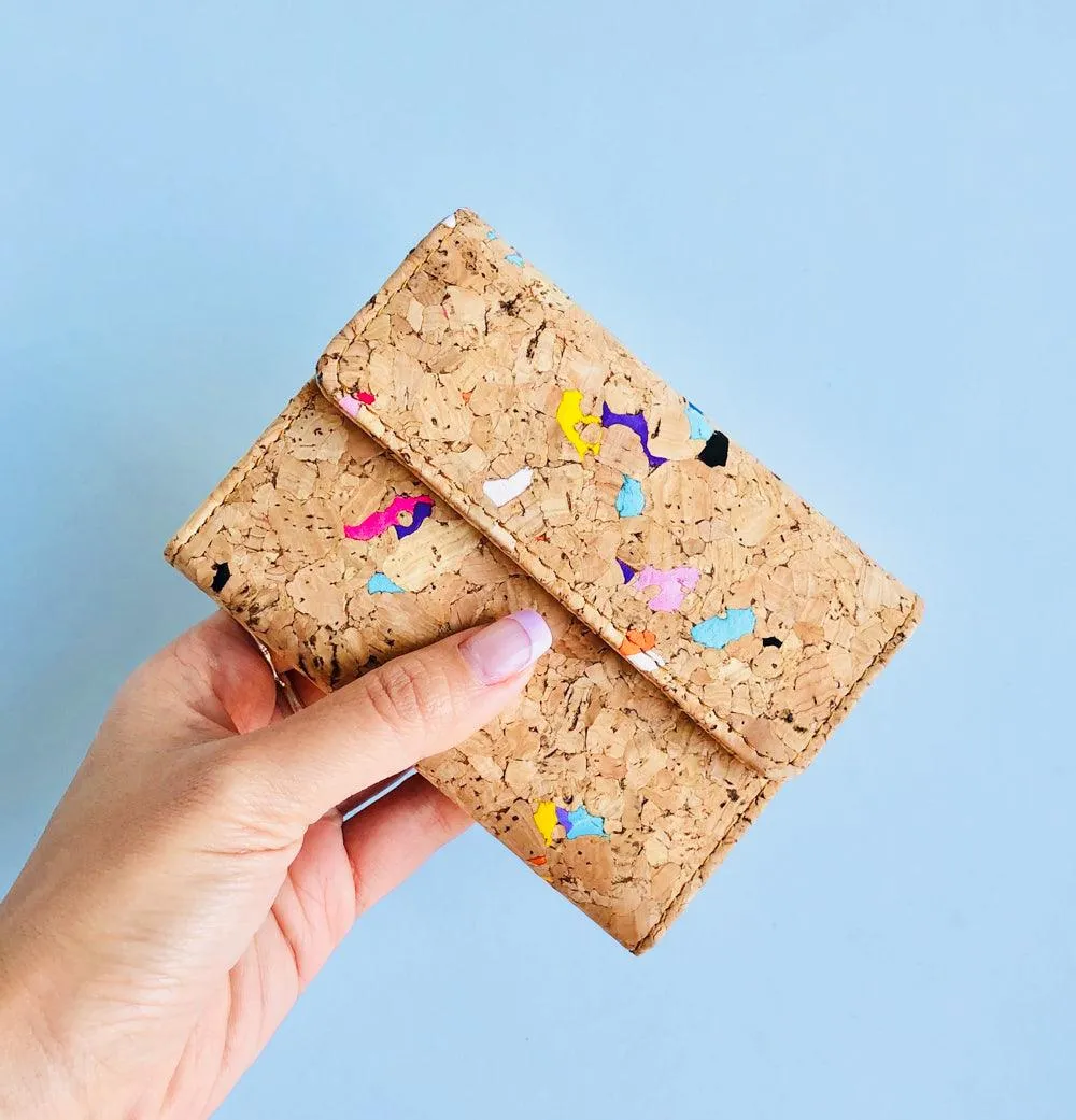 Laura Cork Wallet in Vivid