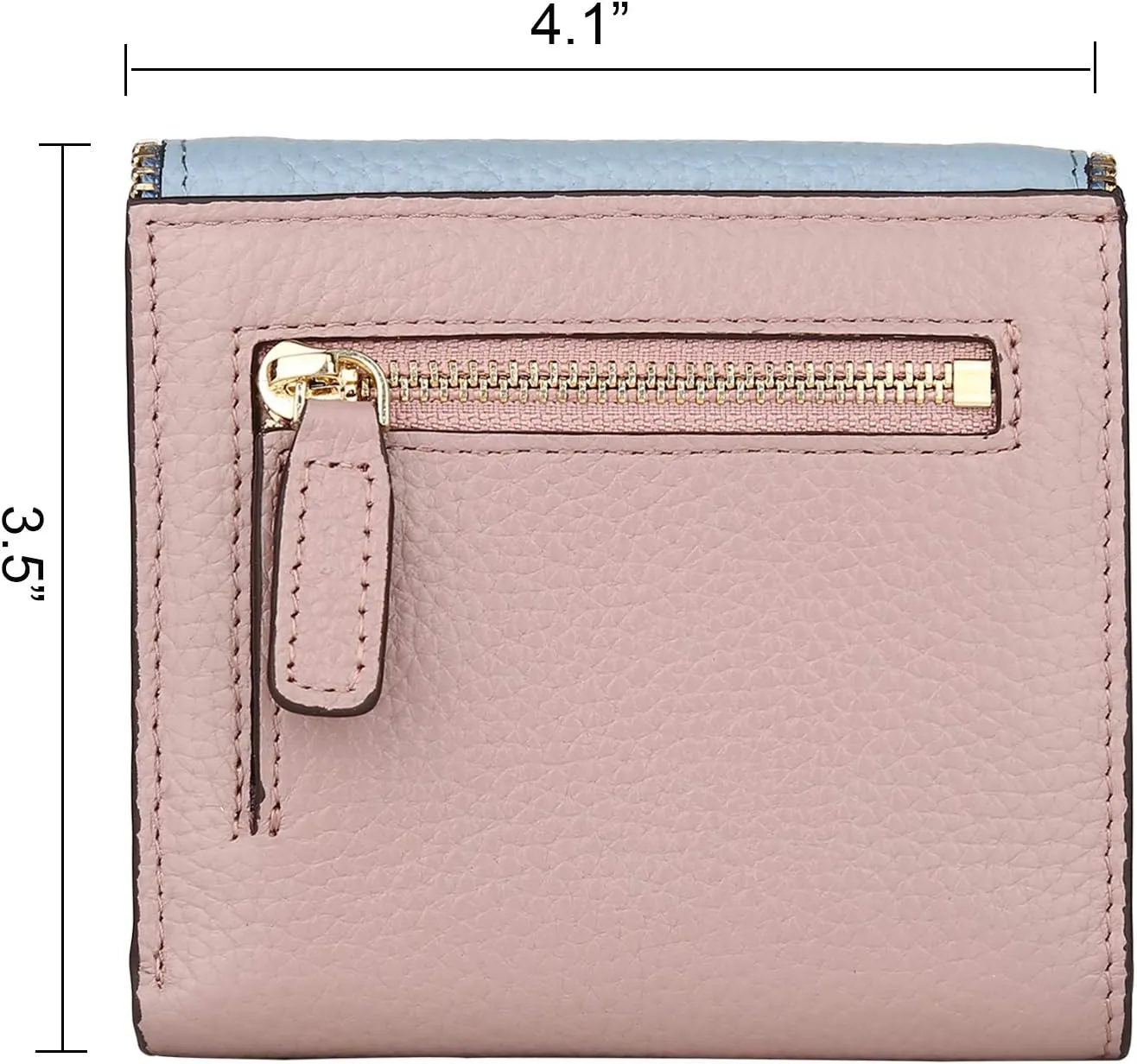 Lavemi Ultra Thin Small Compact Leather Womens Girls Wallets RFID Blocking Credit Card Holder for Women