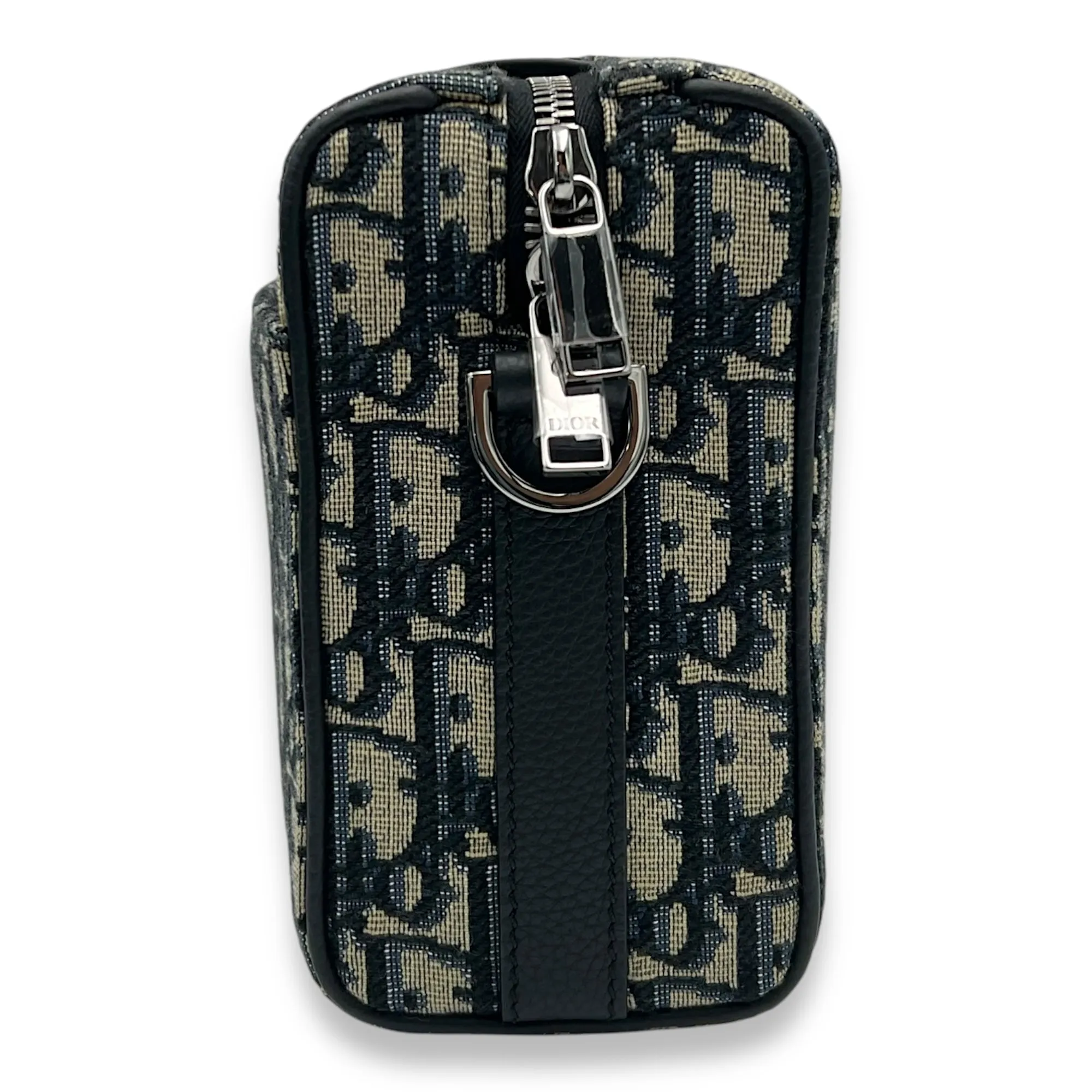 Lingot  Crossbody Bag 22 Blue in Canvas, Silver hardware