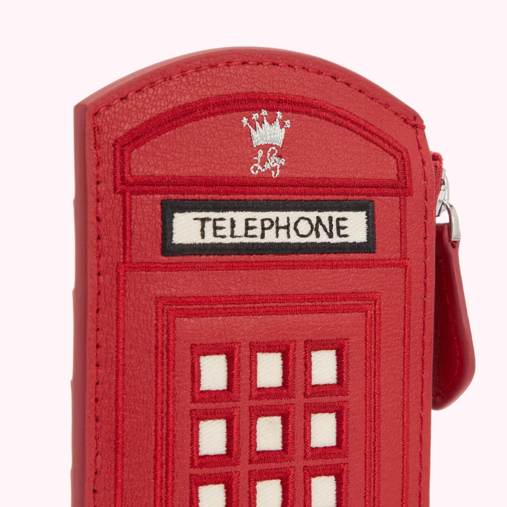 LULU RED LULU CALLING PHONEBOX GILES PURSE