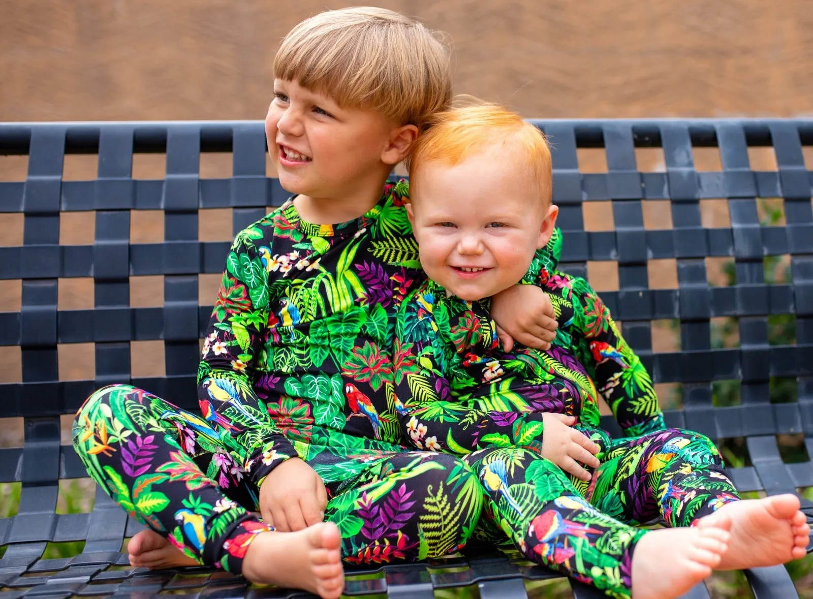 Macaw Jungle Zip Convertible Footie