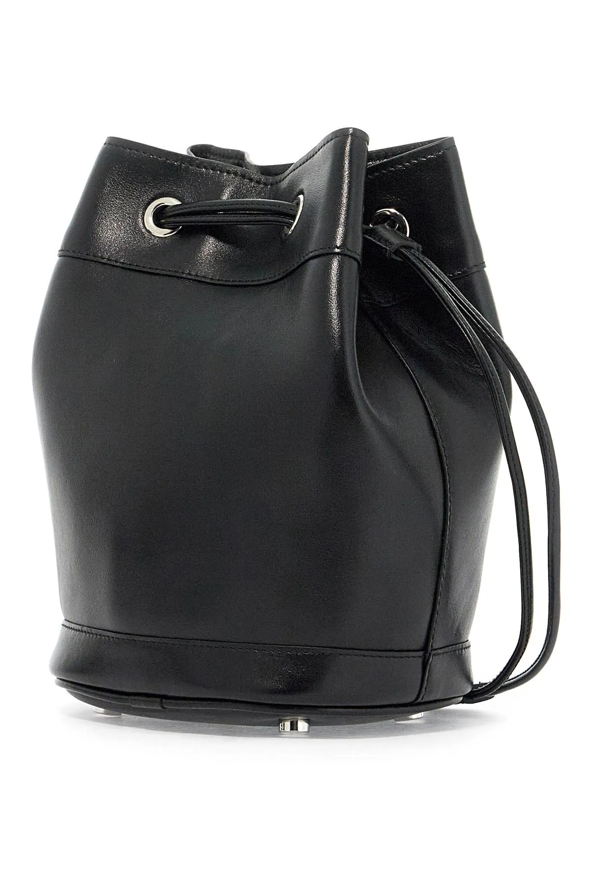 mini leather très vivier bucket bag RBWANME0100XMA NERO