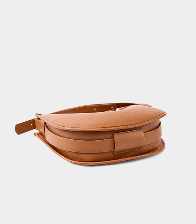 Minimalist Soft Leather Shoulder Bag