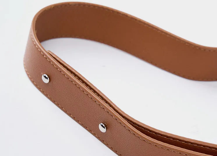 Minimalist Soft Leather Shoulder Bag