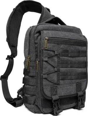 NICGID Sling Bags Chest Shoulder Backpacks, 13.3'' 14.1'' 15.6''Laptop Backpack Crossbody Messenger Bag Travel Outdoor