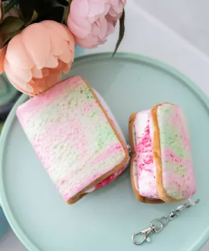 Nom Ice Cream Sandwich Keypouch