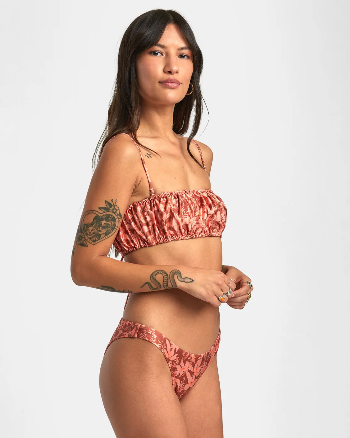 Oasis 2-Way Bandeau Bikini Top - Sandlewood