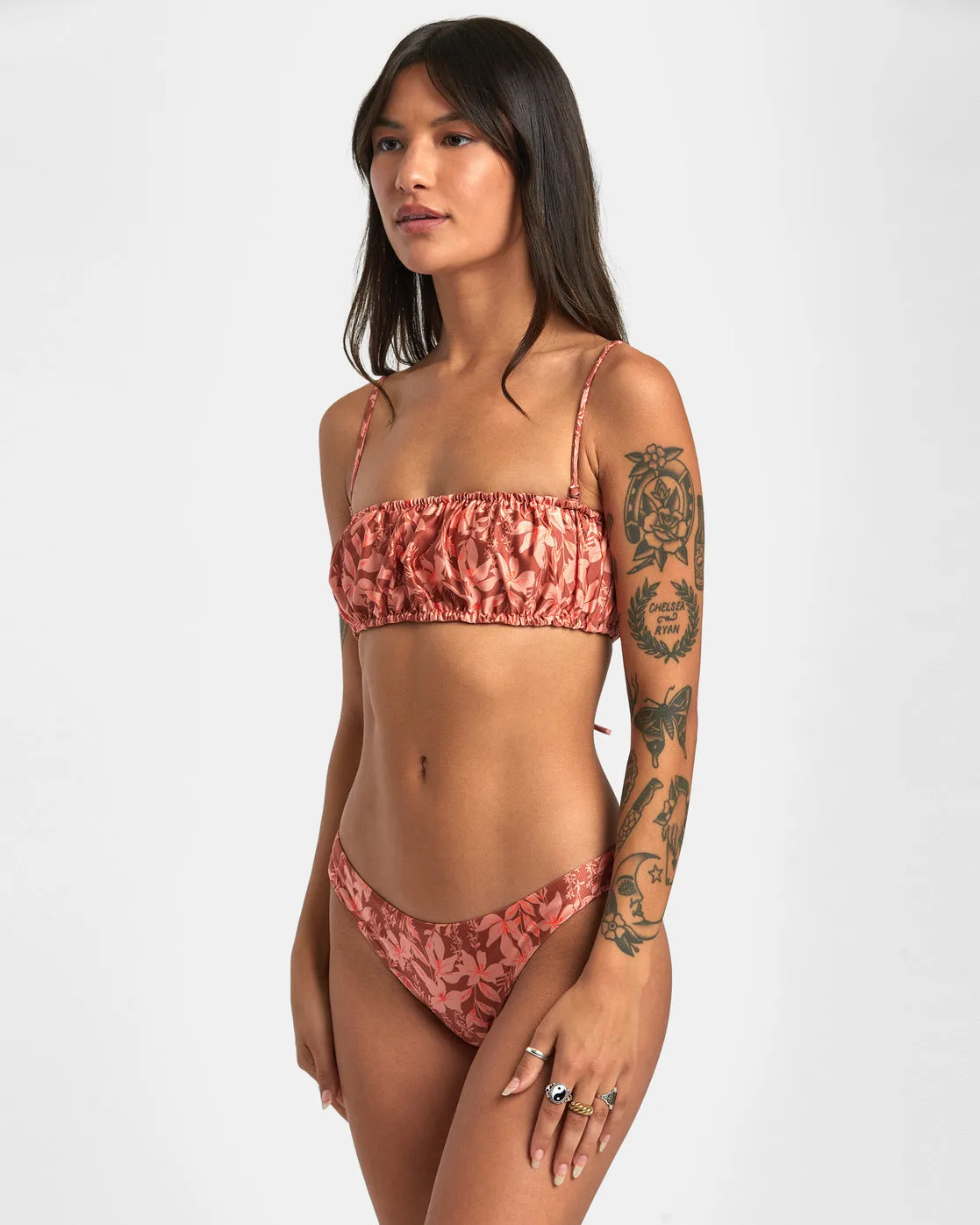 Oasis 2-Way Bandeau Bikini Top - Sandlewood