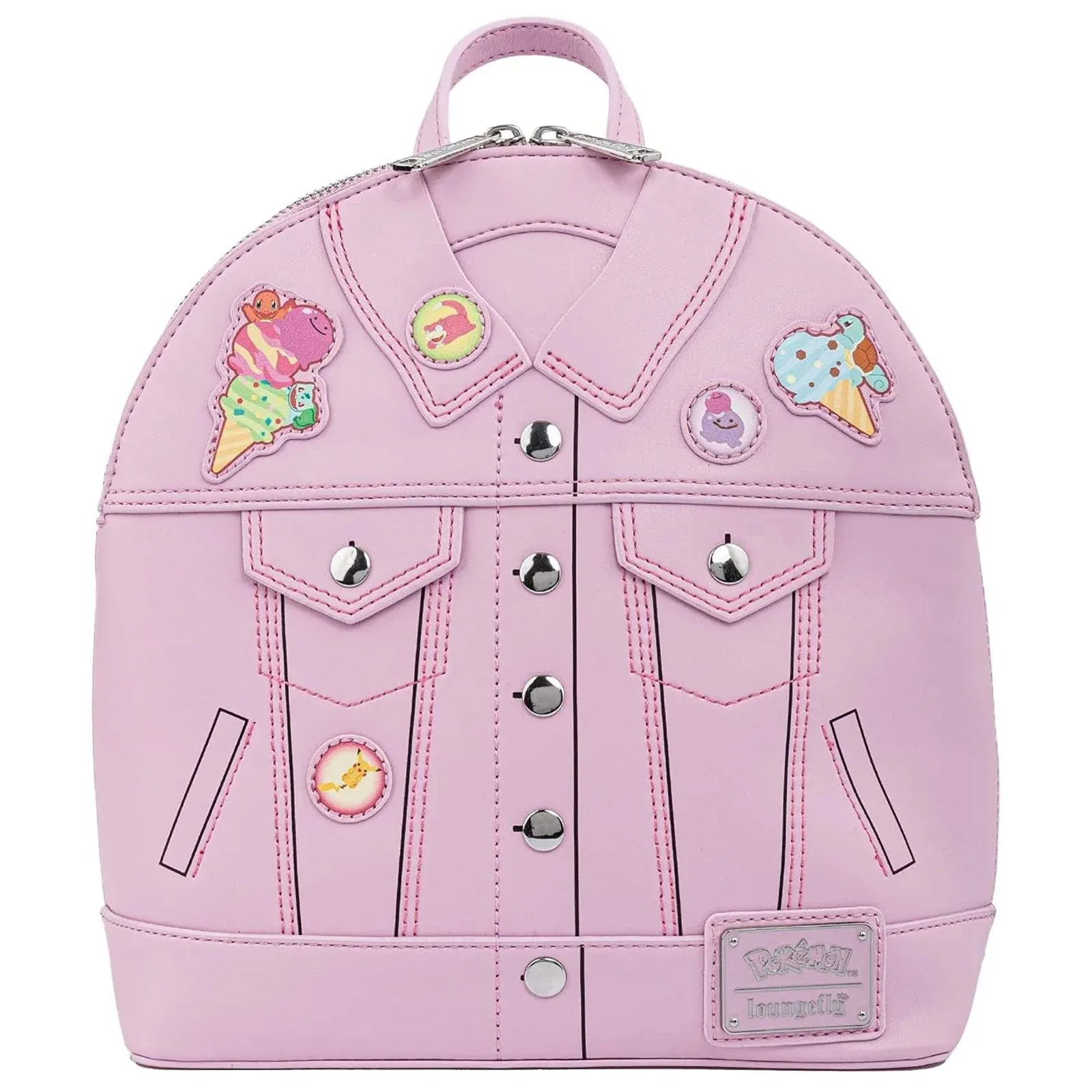 Pokemon Mini Backpack Ice Cream Denim Jacket Convertible Loungefly