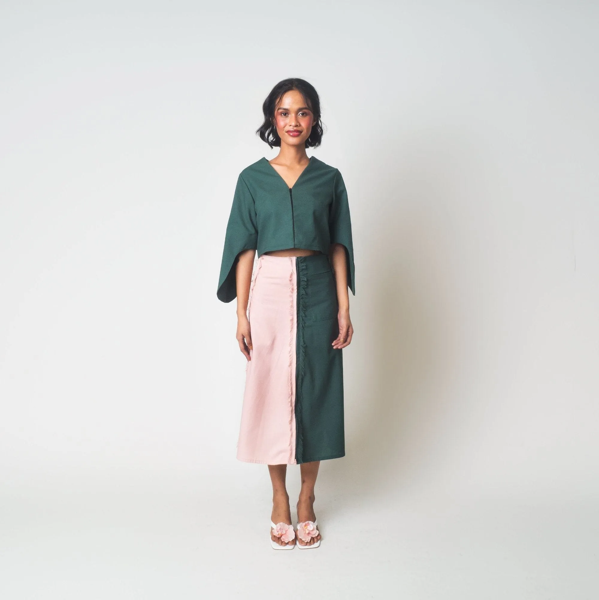 [Ready Today] Convertible Terno Top Green