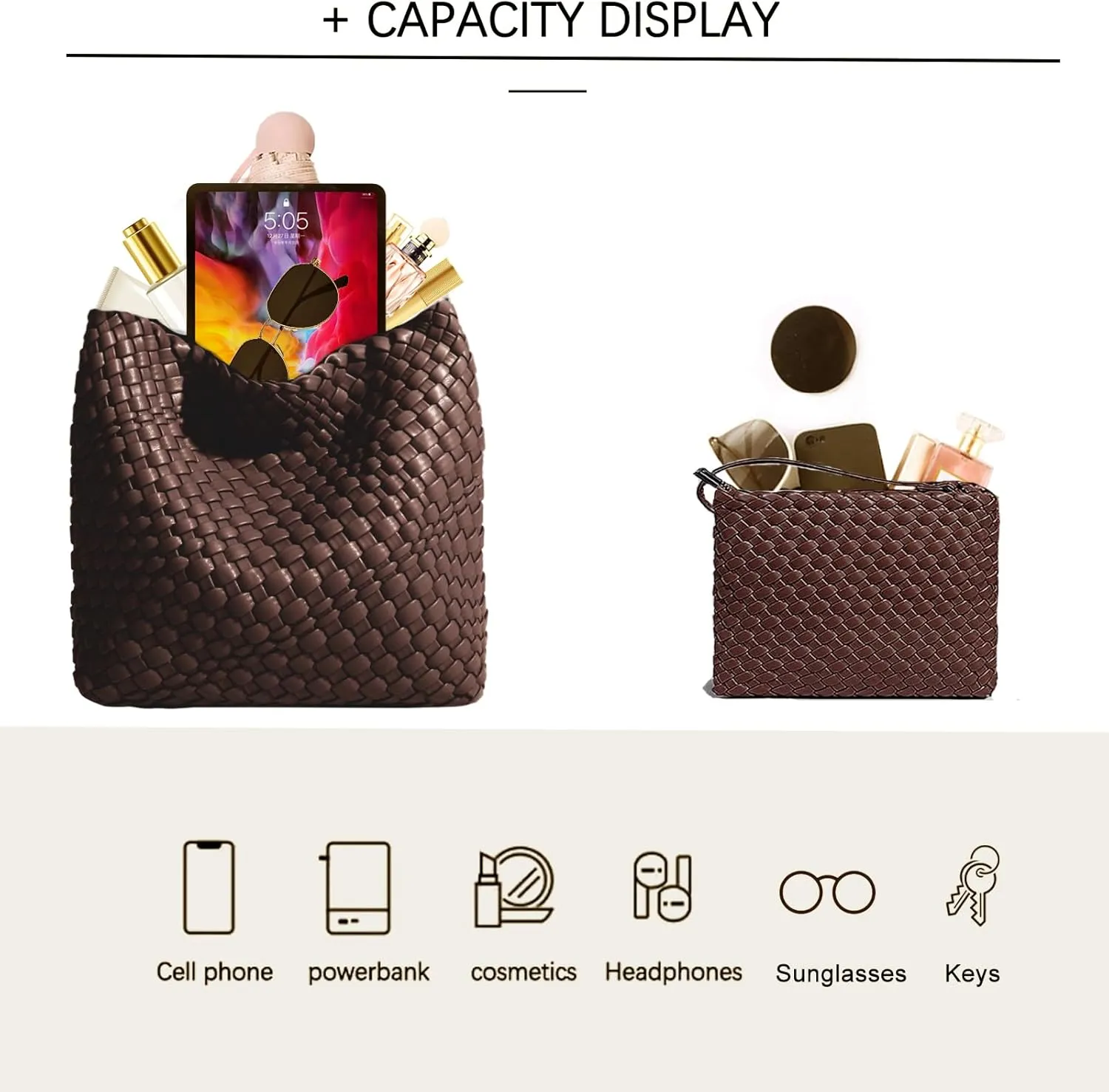 Small Woven Bags for Women Cute Hobo Tote Woven Handbag Mini Clutch Purse vegan leather Crossbody bags Shoulder Handmade Bag