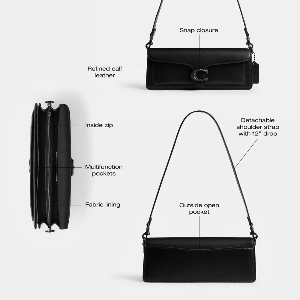 Tabby Shoulder Bag 28 With Crystal