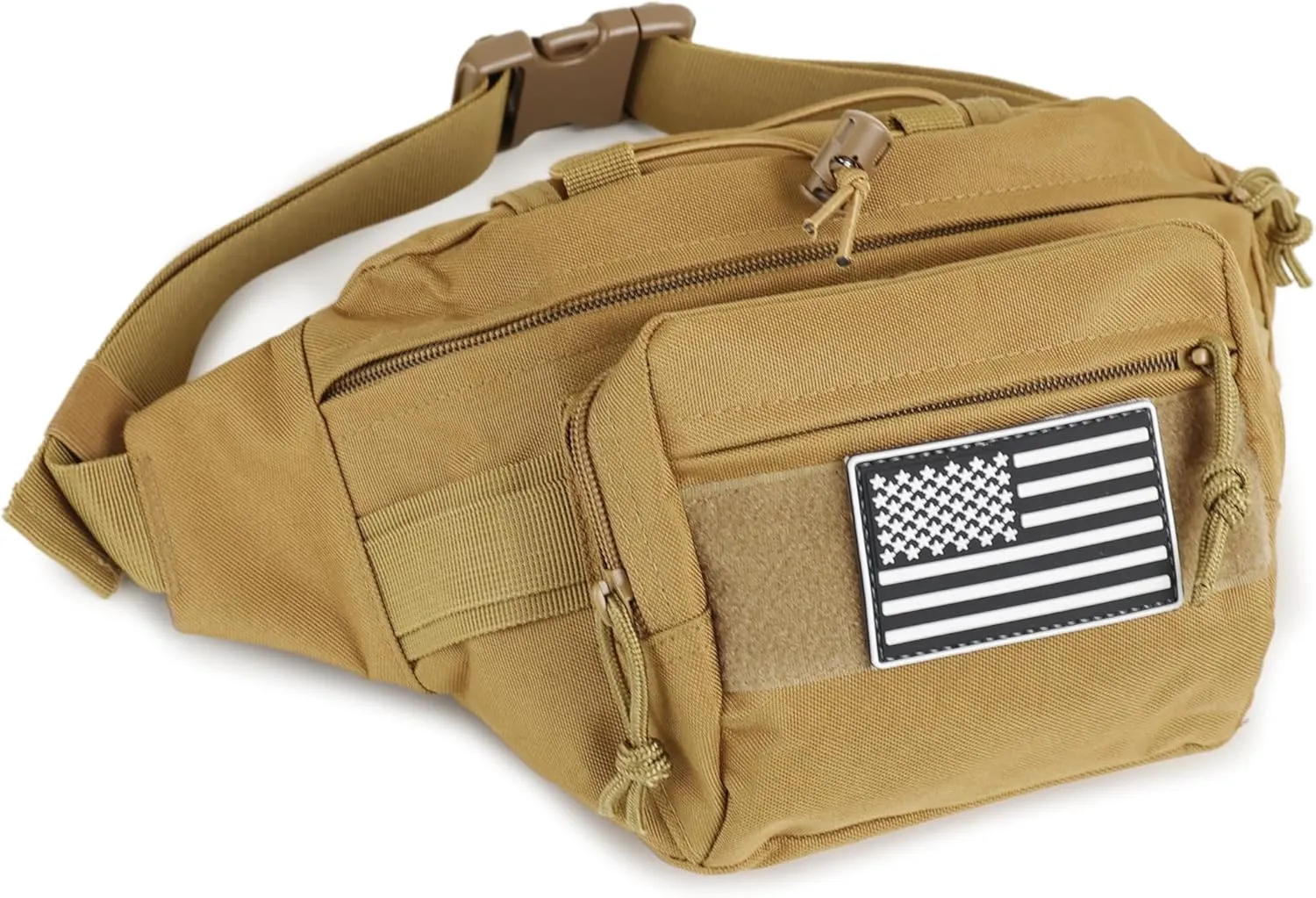 Tactical Waist Pack for Men, Concealed Carry Fanny Bag for Hunting, Trekking, Fishing, EDC, and Outdoor Gear (Desert Tan)