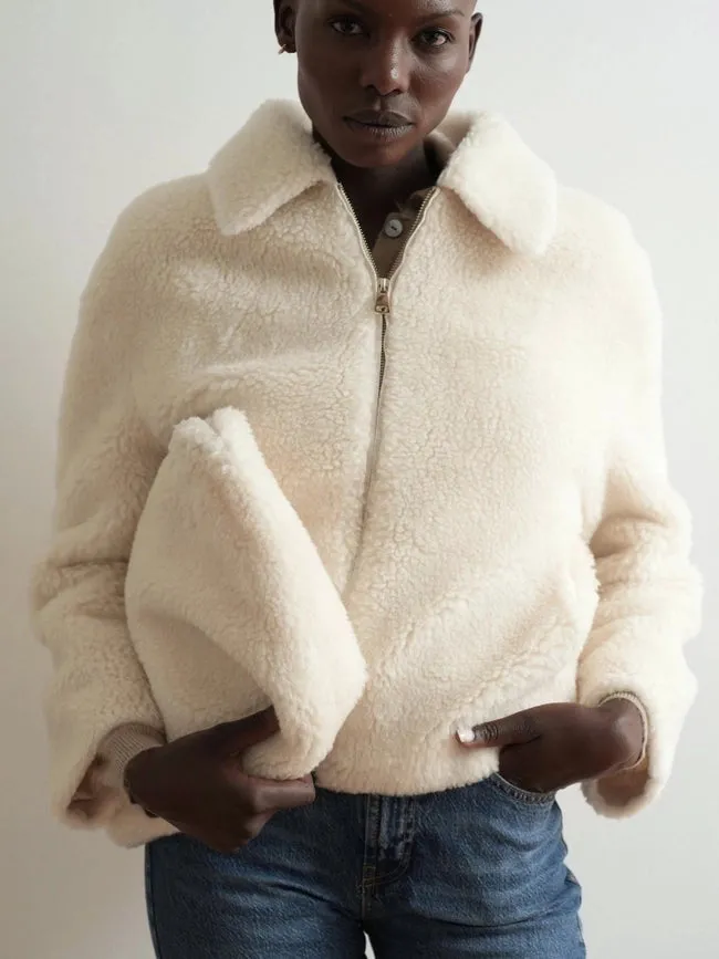 Teddy Wool Clutch