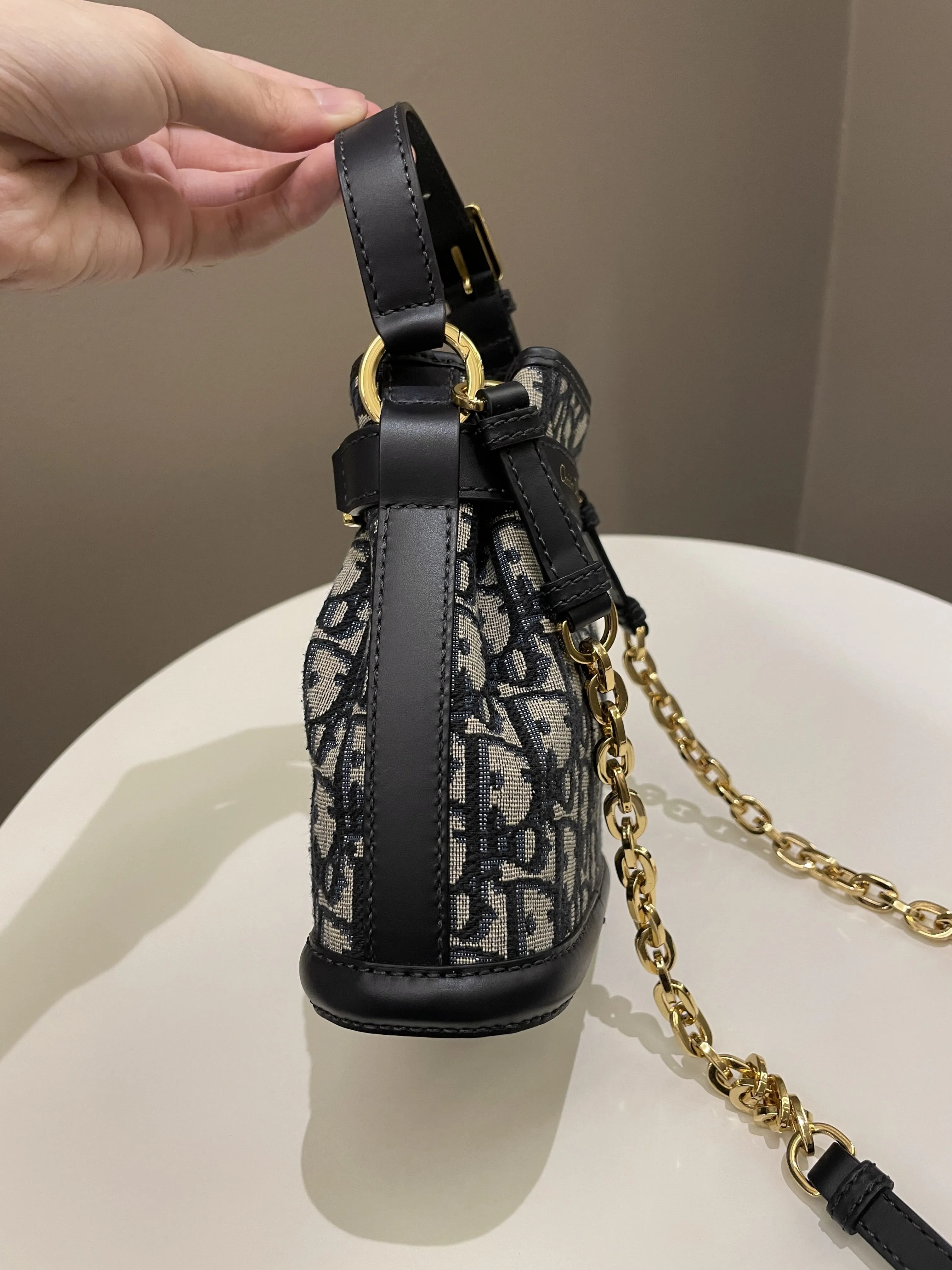 Trendy Inspired Dior C’est Bucket Bag Blue Dior Oblique