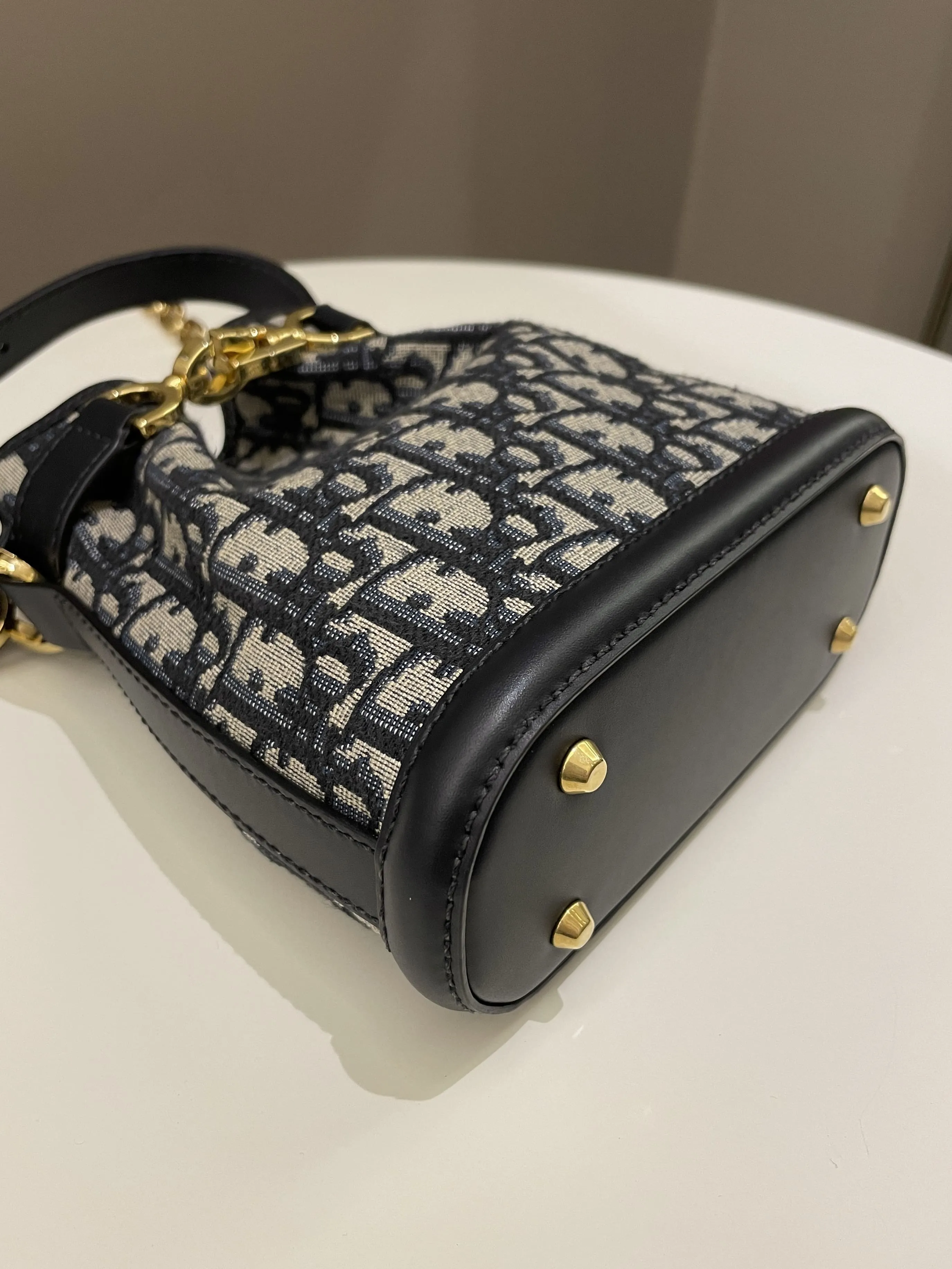 Trendy Inspired Dior C’est Bucket Bag Blue Dior Oblique